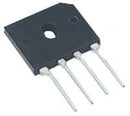 ON SEMICONDUCTOR/FAIRCHILD GBU6J Bridge Rectifier Diode, Single, 600 V, 6 A, SIP, 1 V, 4 Pins