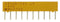 BOURNS 4309R-101-103LF Fixed Network Resistor, 10 kohm, 100 V, 8 Elements, Bussed, SIP, 200 mW