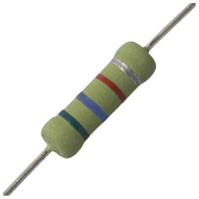 OHMITE OY333KE Through Hole Resistor, 33 kohm, 400 V, Axial Leaded, 2 W, &plusmn; 10%, OY Series