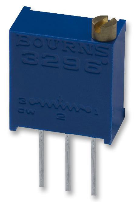 BOURNS 3296W-1-253LF Trimmer Potentiometer, 25 kohm, 500 mW, &plusmn; 10%, Trimpot 3296 Series, 25 Turns, Through Hole