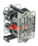 EAO 704.910.4 Switch Contact Block, EAO Switch 04 Series Pushbutton Switches, 10 A, 600 V, 24 V, Screw, 2 Pole