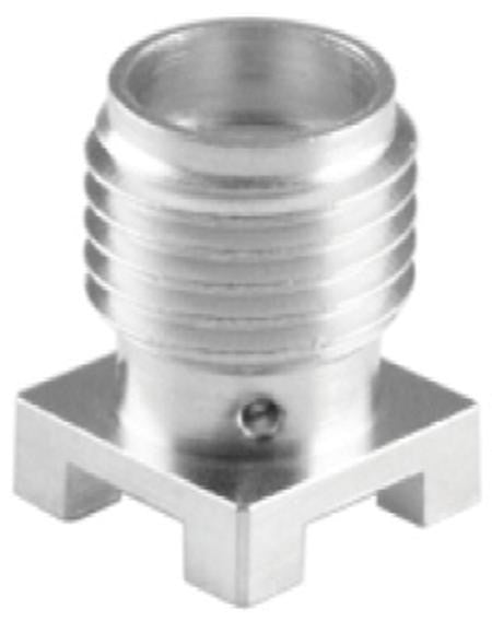 JOHNSON 142-0711-201 RF / Coaxial Connector, SMA Coaxial, Straight Jack, Solder, 50 ohm, Beryllium Copper