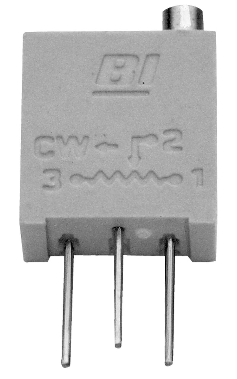 BI TECHNOLOGIES / TT ELECTRONICS 67YR50KLF TRIMMER POTENTIOMETER, 50KOHM 20TURN THROUGH HOLE