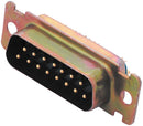 CINCH CONNECTIVITY SOLUTIONS DA15P Standard D Sub Connector, 15 Contacts, Plug, DA, Basic D Series, Metal Body, Solder