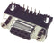 MULTICOMP SPC15457 Standard D Sub Connector, 9 Contacts, Receptacle, DE, Stamped Contacts Series, Metal Body, Solder