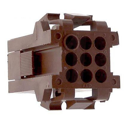 AMP - TE CONNECTIVITY 207440-1. Rectangular Power Connector, Metrimate Series, Crimp, Receptacle, 9 Contacts, 5 mm, Pin