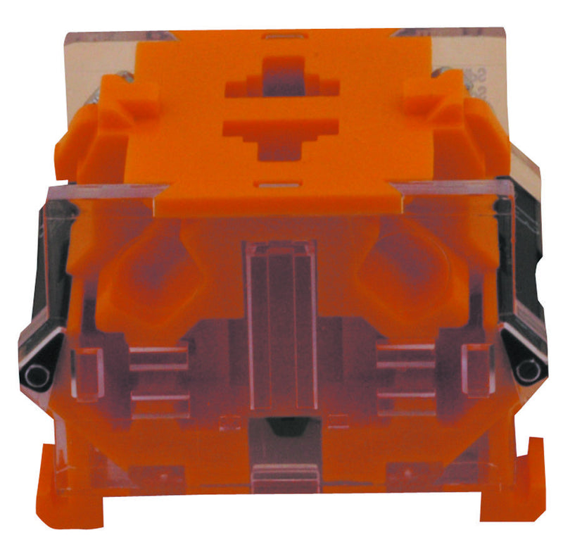 EAO 704.900.5 Contact Block, 10 A, 600 V, 2 Pole, Screw