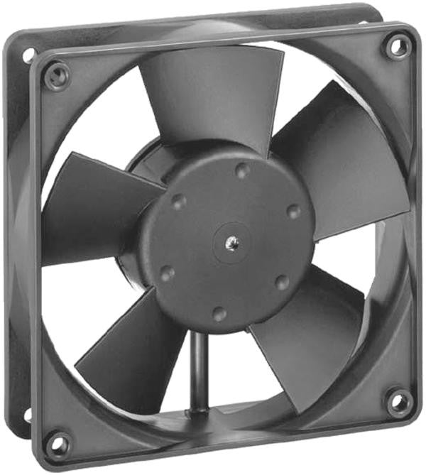 NMB TECHNOLOGIES 11938MBB3LEA00 Axial Fan, 11938MB Series, 230 V, AC, 119 mm, 38 mm, 37 dBA, 88.2 cu.ft/min