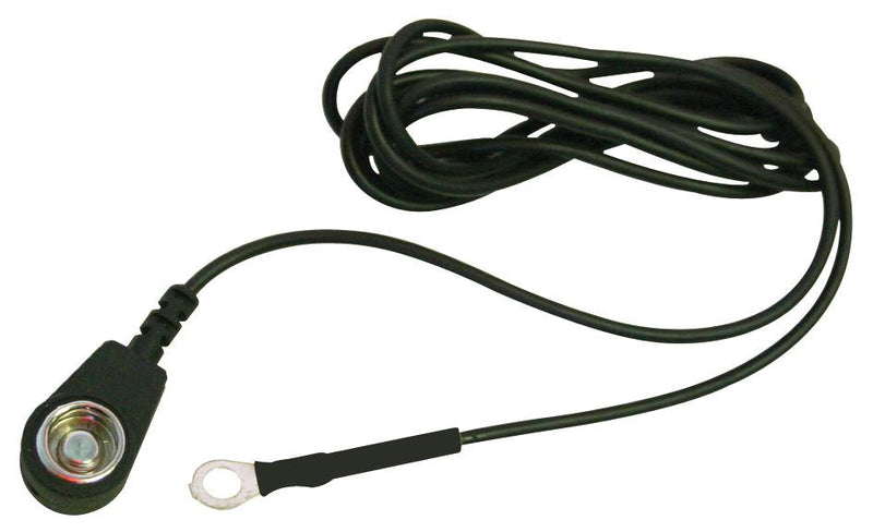 MULTICOMP 067-0034 ESD Grounding Cord, STR, Black, 1.5m, 1Mohm