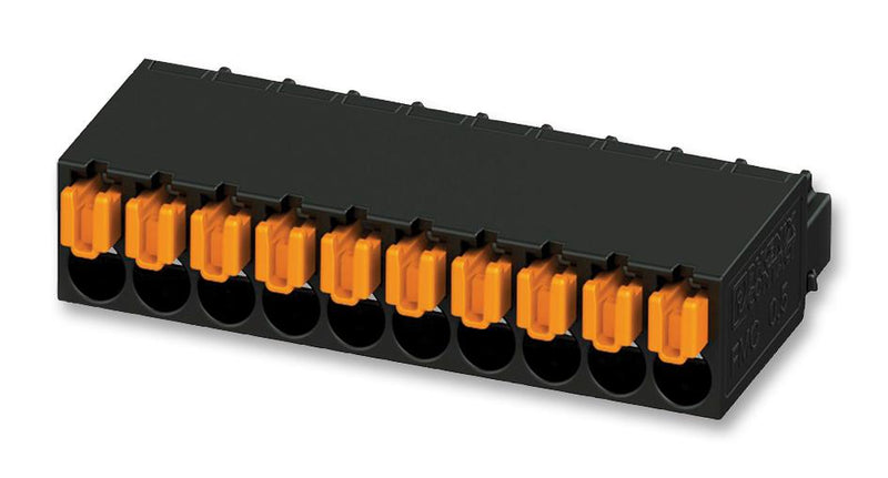 Phoenix Contact FMC 05/ 4-ST-254 Pluggable Terminal Block 2.54 mm 4 Ways 5 mm&Acirc;&sup2; Push In 6 A