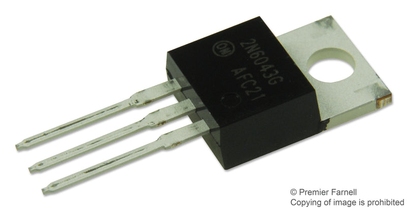 ON SEMICONDUCTOR 2N6043G DARLINGTON TRANSISTOR, NPN, 60V TO-220