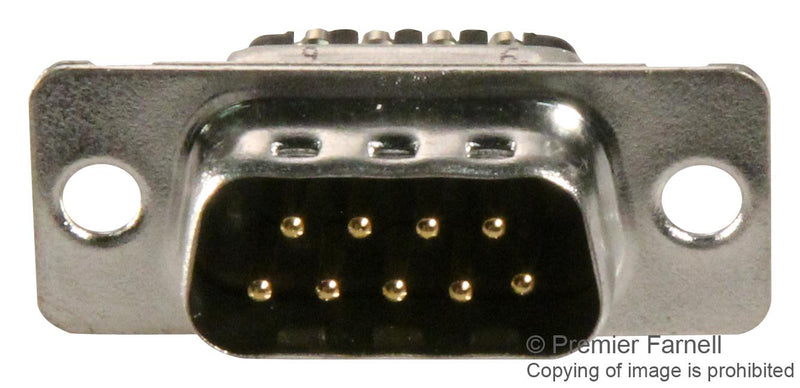 Amphenol Communications Solutions L717DE09PST L717DE09PST D Sub Connector Standard Plug D-ST 9 Contacts DE Screw