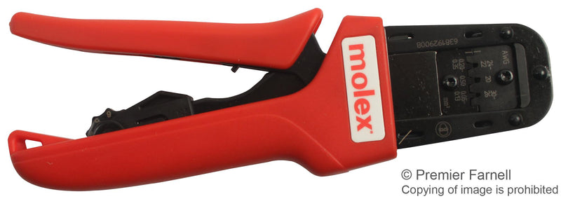 Molex 63819-2900 Crimp Tool Ratchet Micro-Fit 3.0 46235 30-20AWG Terminals Premiumgrade Series