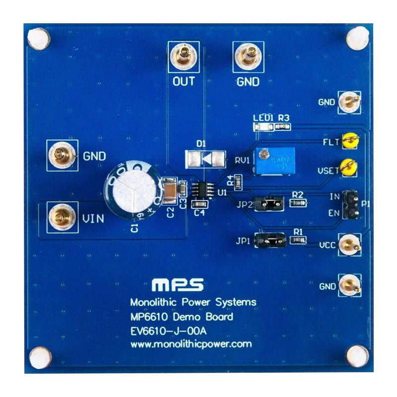 Monolithic Power Systems (MPS) EV6610-J-00A EV6610-J-00A Evaluation Board MP6610GJ Half Bridge Driver Management - Motor Control New