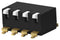 Alcoswitch - TE Connectivity EDSP04SGLNNTR04 DIP / SIP Switch Long Type 4 Circuits Spst SMD Edsp Series Unsealed 24 V