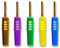 STAUBLI 22.2070-23,24,25,26,27+22.1007 Banana Test Connector, Plug, Cable Mount, 6 A, 60 V, Gold Plated Contacts