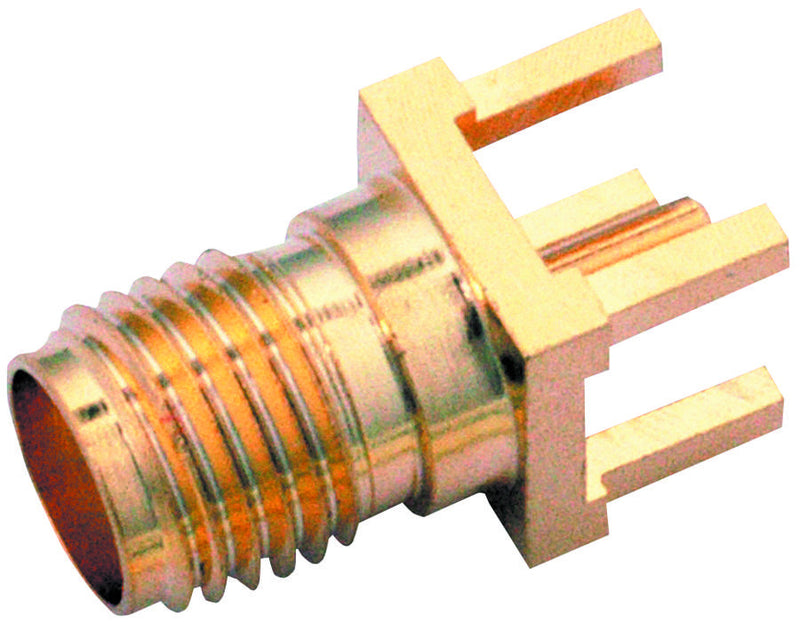 AMPHENOL RF 132134 RF/COAXIAL, SMA JACK, STR, 50OHM, SOLDER