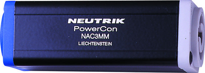 NEUTRIK NAC3MM-1 CONNECTOR, AC POWER, PLUG, 20A