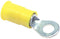 MULTICOMP CRS-DY-1010 TERMINAL, RING TONGUE, #10, CRIMP YELLOW