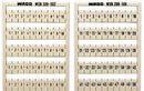 WAGO 209-666 TERMINAL BLOCK MARKER, 1 TO 50