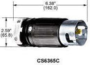 HUBBELL WIRING DEVICES CS8165C CONNECTOR, POWER ENTRY, PLUG, 50A