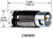 HUBBELL WIRING DEVICES CS8165C CONNECTOR, POWER ENTRY, PLUG, 50A