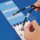 BRADY PWC-PK-3 WIRE MARKER BOOK, BLANK WRITE-ON, SELF-LAM, 76.2MM W, VINYL, WHITE