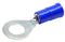 MULTICOMP CRS-TV-1425 TERMINAL, RING TONGUE, 1/4IN, CRIMP BLUE