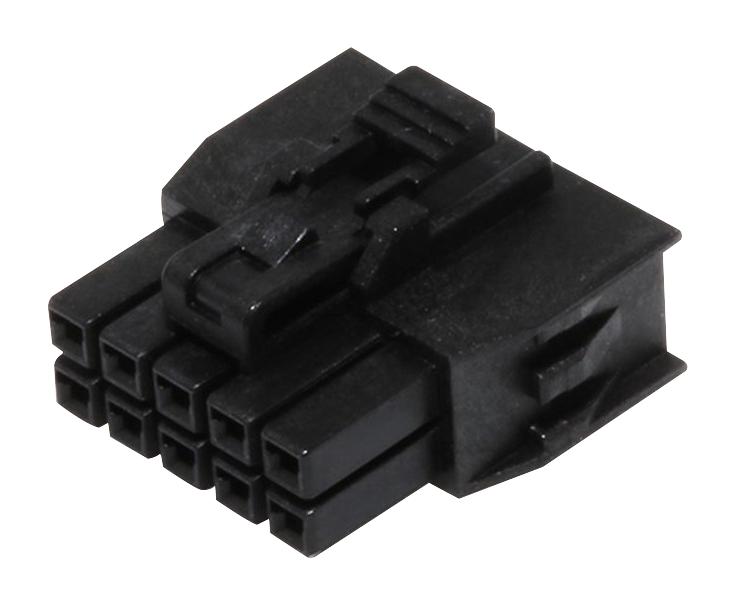 Molex 105308-1210 Wire-To-Board Connector 2.5 mm 10 Contacts Receptacle Nano-Fit 105308 Series Crimp 2 Rows