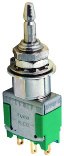 ALCOSWITCH - TE CONNECTIVITY MPA106F PUSHBUTTON SWITCH, SPDT, 6A, 125VAC, SOLDER LUG