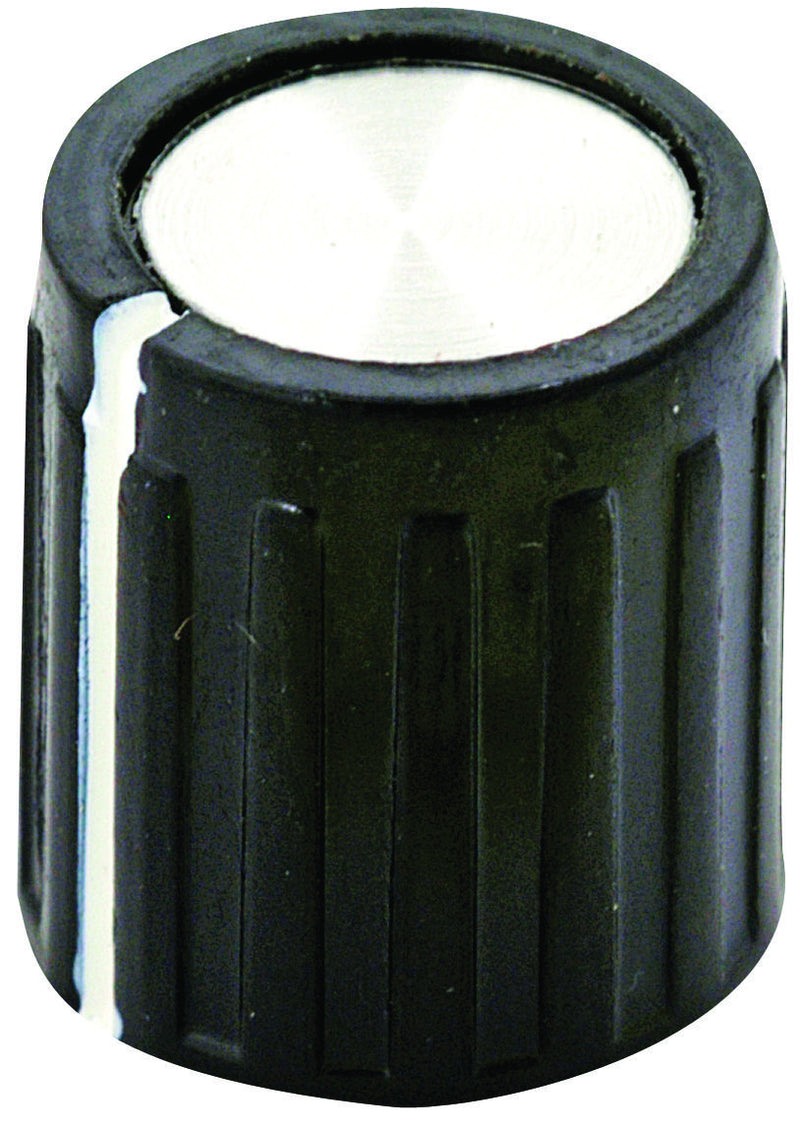 ALCOSWITCH - TE CONNECTIVITY PKG40B1/8 RIBBED KNOB WITH LINE INDICATOR, 3.175MM