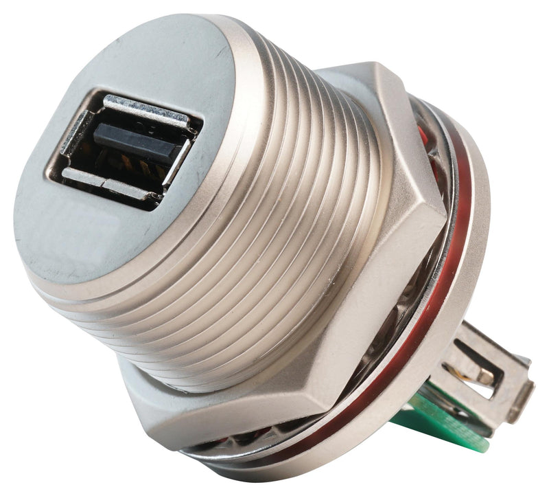 Multicomp PRO MP002426 USB Adapter Type A Receptacle 2.0 IP68