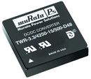 MURATA POWER SOLUTIONS TWR-5/1000-15/200-D24A-C DC-DC CONVERTER, ISO POL, 3 O/P, 11W, 5V, 12V