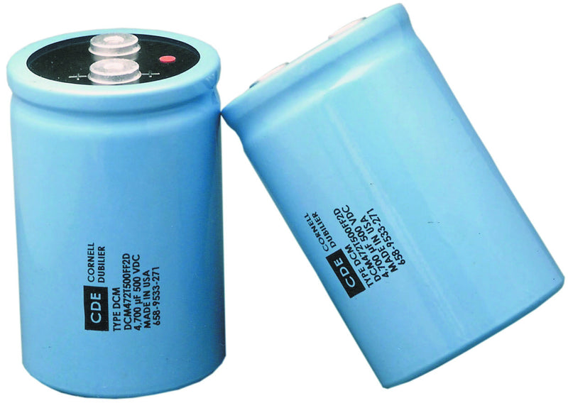 CORNELL DUBILIER DCMC271T450AA2B ALUMINUM ELECTROLYTIC CAPACITOR 270UF, 450V, +50%, -10%, SCREW