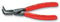 KNIPEX 48 21 J21 J21 Precision Bent Tip Internal Circlip Pliers with Non-slip Plastic Coated Handles