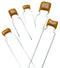 AVX AR211C104K4R CERAMIC CAPACITOR 0.1UF, 100V, X7R, 10%, RADIAL