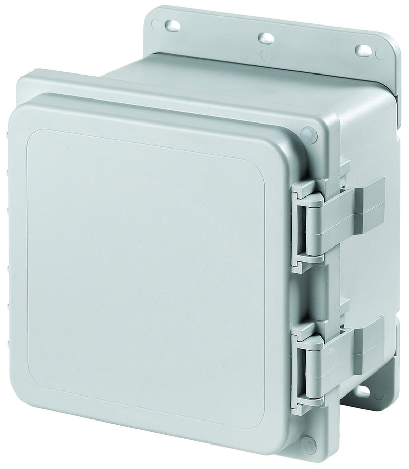 HOFFMAN ENCLOSURES A12106PHC ENCLOSURE, JUNCTION BOX, POLYESTER, GRAY