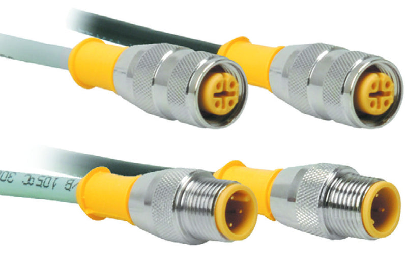 TURCK RK 4.5T-2 EUROFAST CORD, M12, FEMALE 5 POSITION STRAIGHT