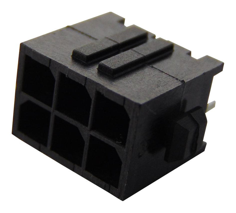 AMP - TE Connectivity 3-794630-6 3-794630-6 Pin Header Wire-to-Board 3 mm 2 Rows 6 Contacts Through Hole Straight Micro MATE-N-LOK