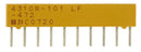 BOURNS 4608X-102-203LF RESISTOR, ISOLATED RESISTOR NETWORK, 4, 20KOHM, 2%, SIP