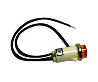 CHICAGO MINIATURE LIGHTING 1090QC3-28V LAMP, INDICATOR, INCANDESCENT, 16MM, AMBER