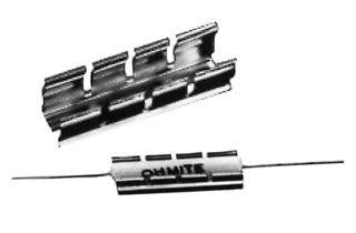 OHMITE 45F1R0E RESISTOR, WIREWOUND, 1 OHM, 5W, 1%