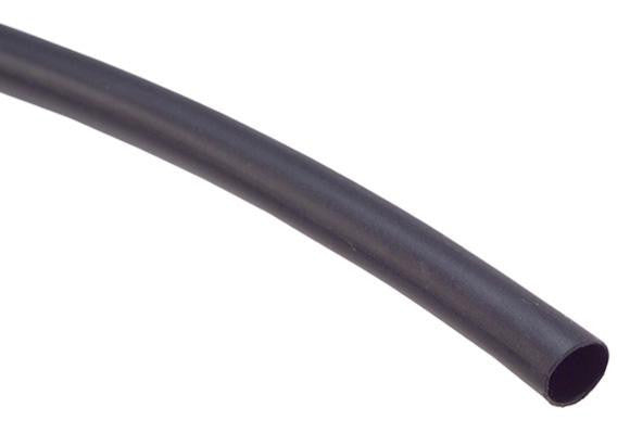 3M EPS300-1/4-6&quot;-BLACK-10 PCPKS HEAT SHRINK TUBING, 0.25IN ID, PO, BLACK, PK10 6IN PIECES