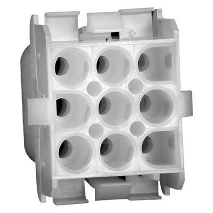 AMP - TE CONNECTIVITY 1-480707-1 PLUG & SOCKET HOUSING, RECEPTACLE, NYLON