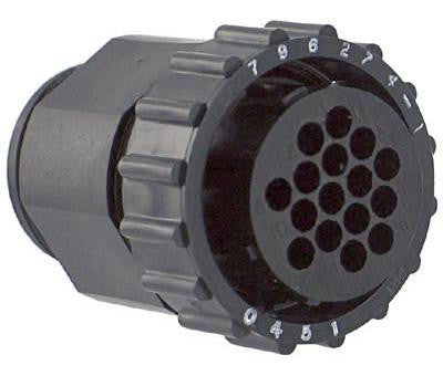 AMP - TE CONNECTIVITY 796274-1 CIRCULAR CONNECTOR PLUG SIZE 17 16 POSITION FREE HANGING