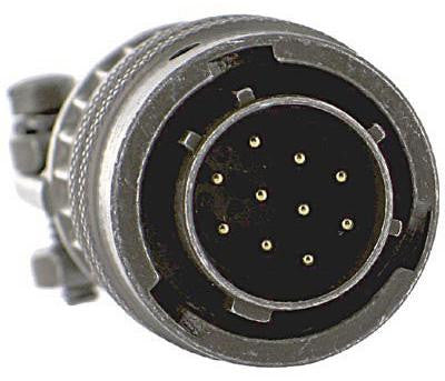 AMPHENOL INDUSTRIAL PT06A12-10P(SR) CIRCULAR CONNECTOR PLUG SIZE 12, 10 POSITION, CABLE