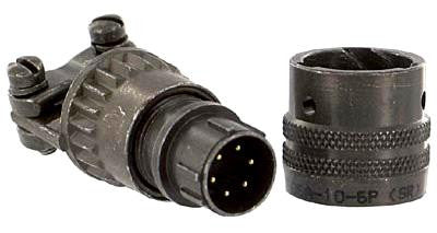 AMPHENOL INDUSTRIAL PT06A10-6P(SR) CIRCULAR CONNECTOR PLUG, SIZE 10, 6 POSITION, CABLE