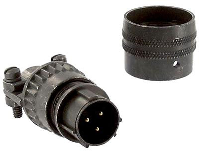 AMPHENOL INDUSTRIAL PT06A-12-4P(SR) CIRCULAR CONNECTOR PLUG, SIZE 12, 4 POSITION, CABLE