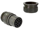 AMPHENOL INDUSTRIAL MS3106A18-1S CIRCULAR CONNECTOR PLUG SIZE 18, 10 POSITION, CABLE