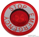 EATON CUTLER HAMMER 10250TC53 LENS, RED, 40MM, EMERGENCY STOP